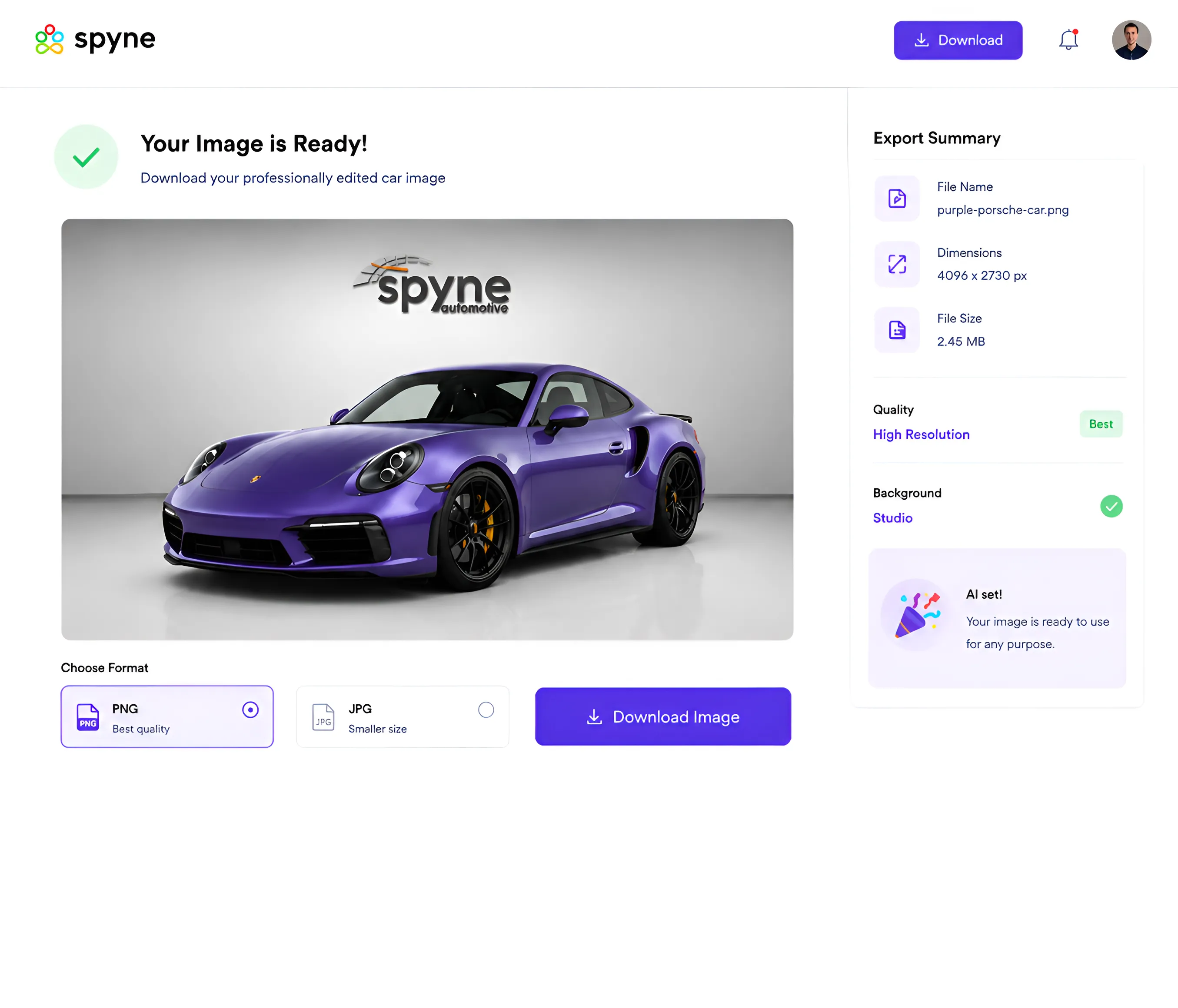Download and integrate illustration